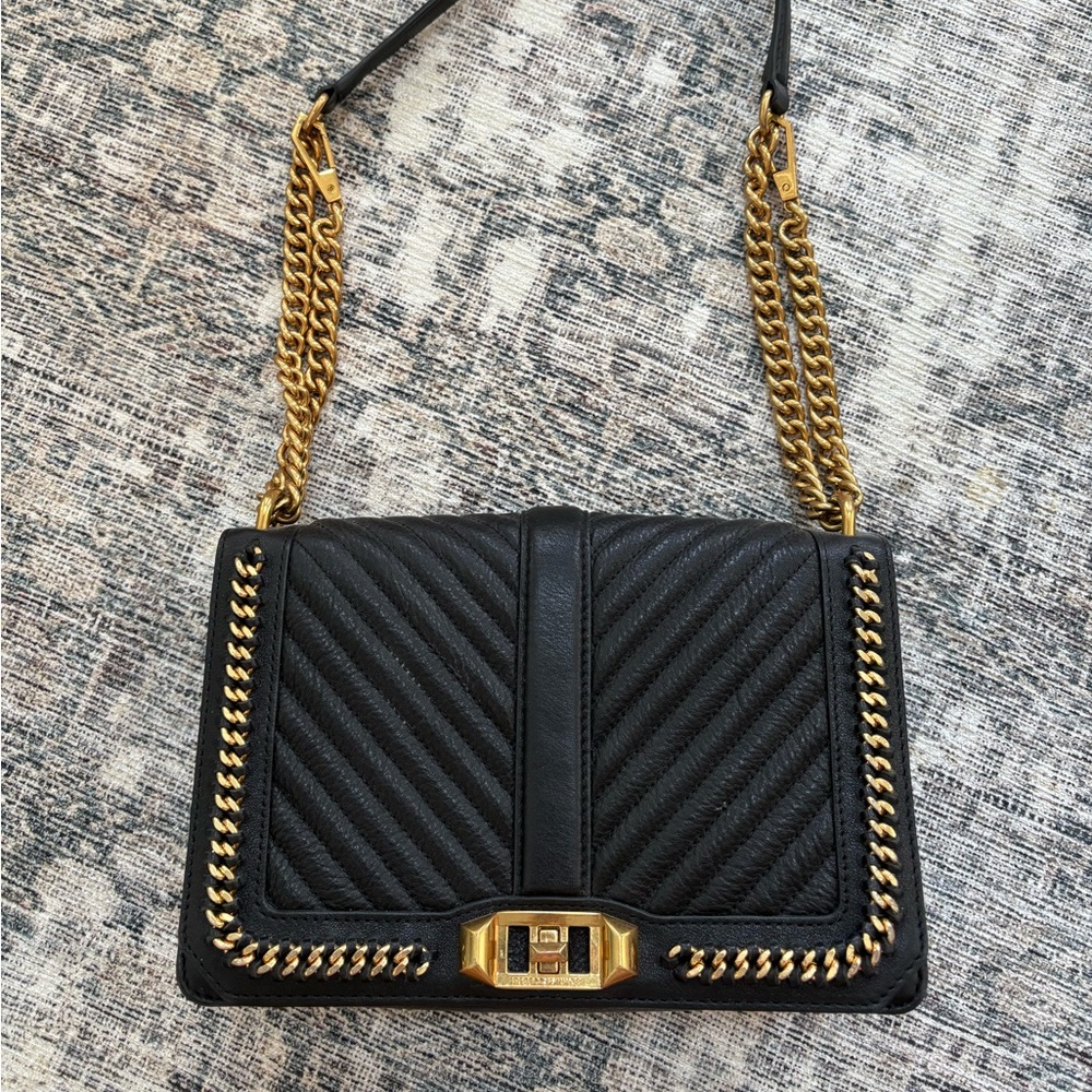 Rebecca Minkoff Love Chevron Quilted Crossbody Bag